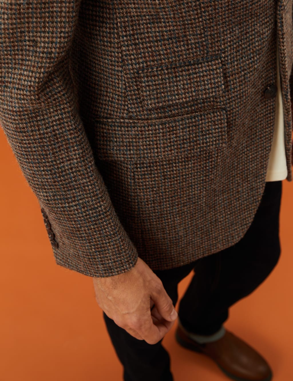 Regular Fit Harris Tweed Jacket M S Originals M S
