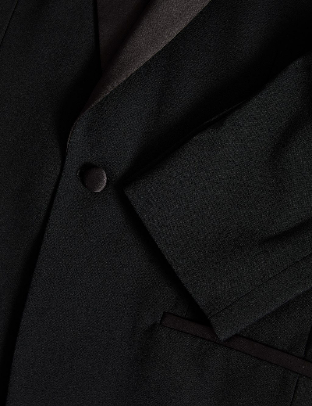 Tailored Fit Wool Blend Tuxedo Jacket 3 of 6