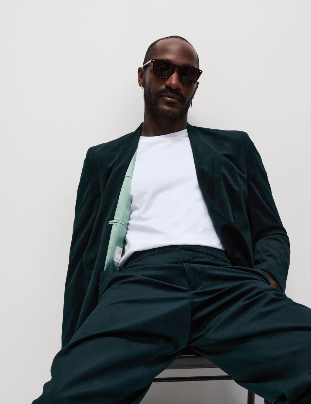 Mens velour suit jacket online