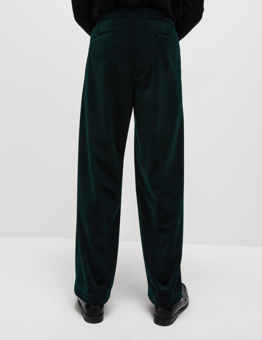 Relaxed Fit Velvet Suit Trousers M S Collection M S