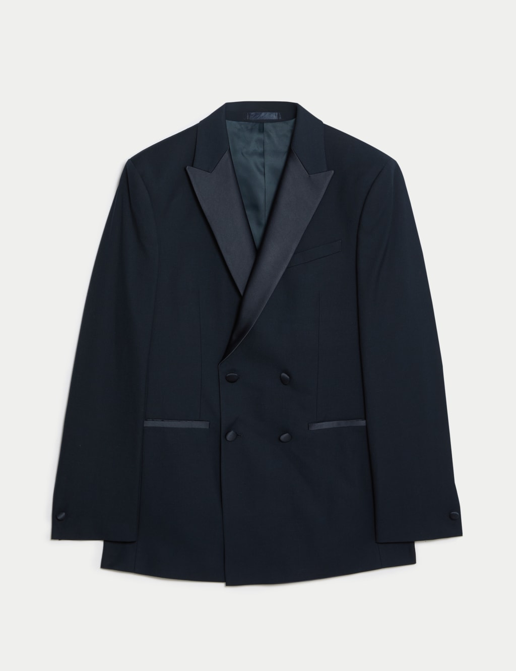 Slim Fit Double Breasted Tuxedo Jacket 2 of 7
