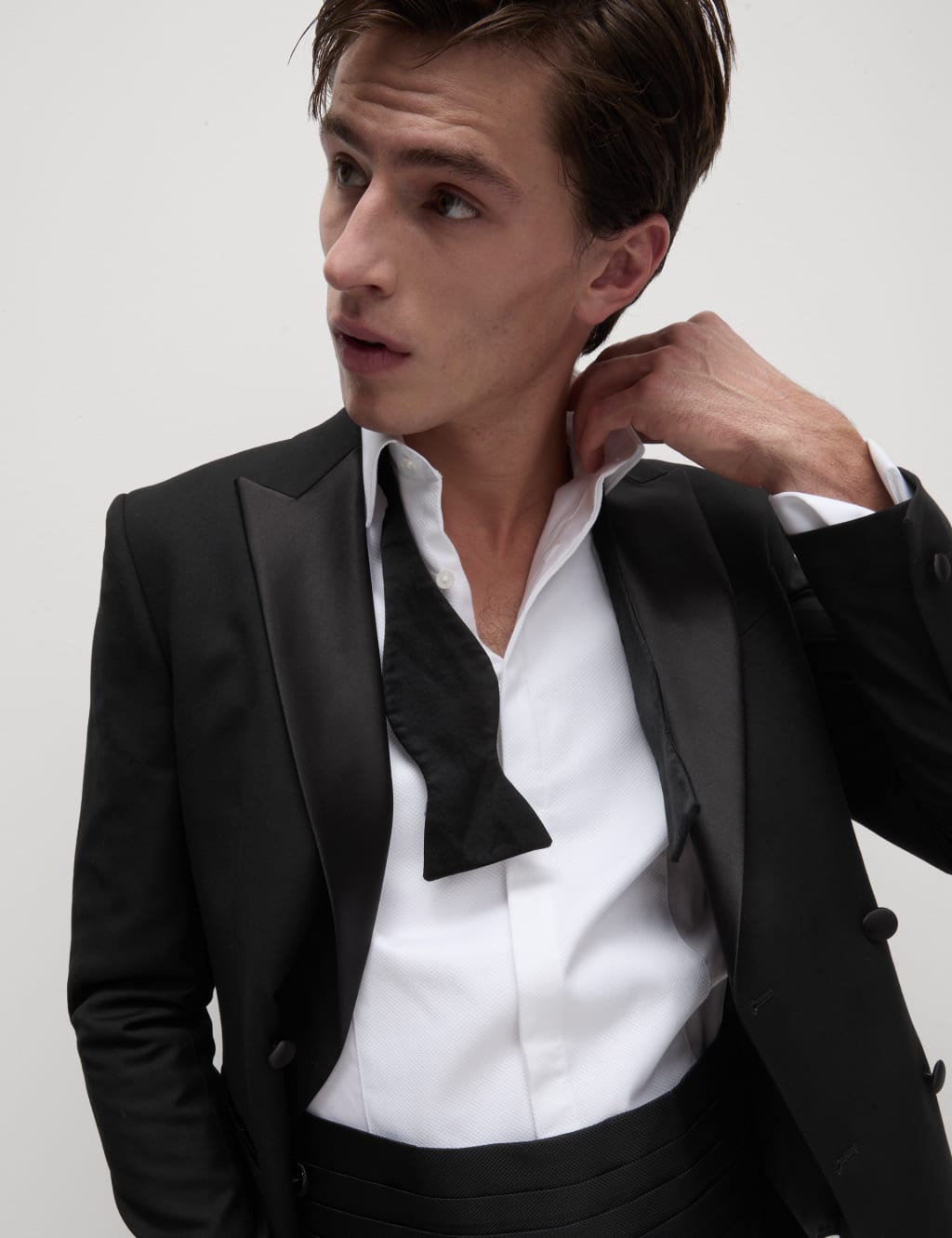 Slim Fit Double Breasted Tuxedo Jacket 6 of 8