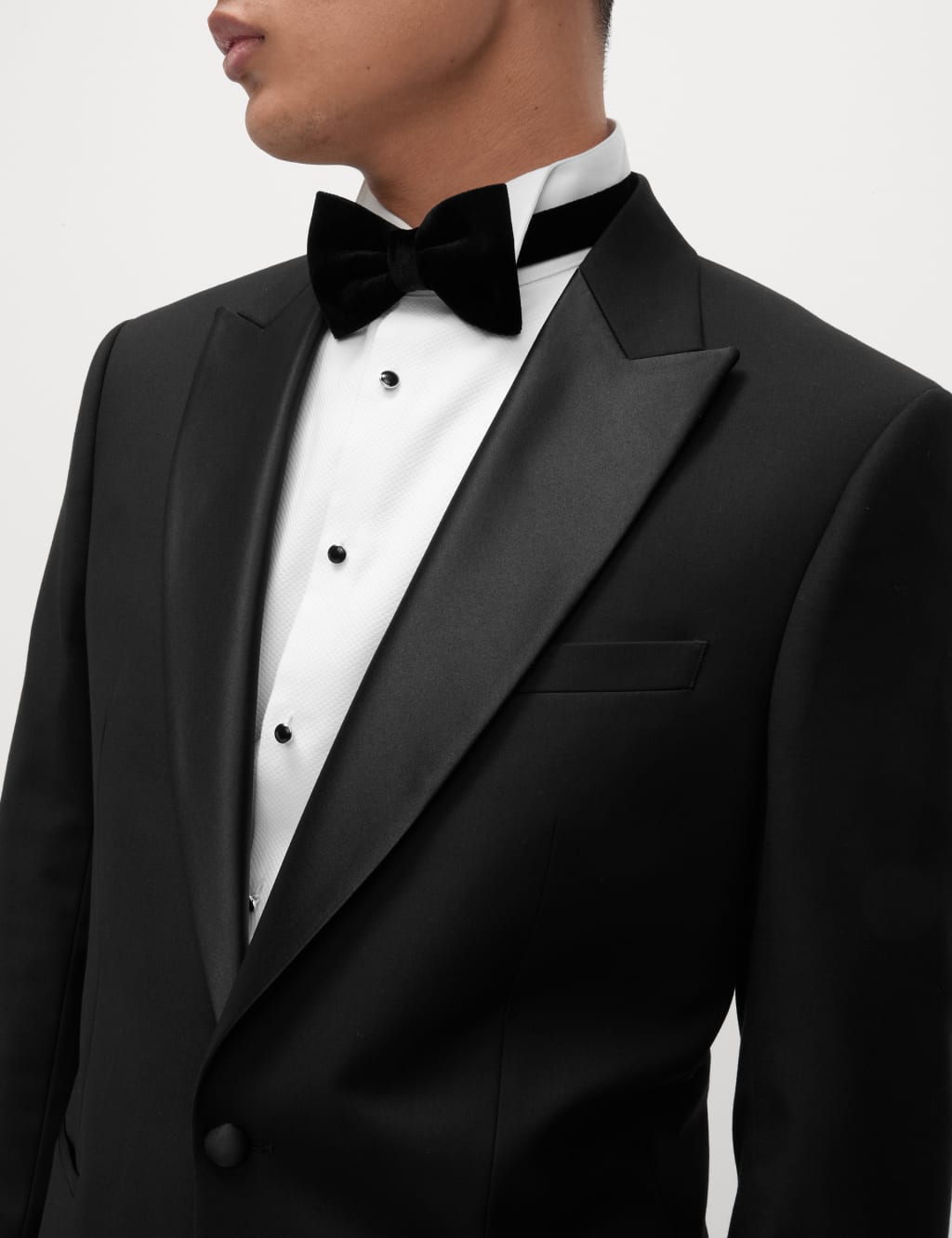 Slim Fit Stretch Tuxedo Jacket M S Collection M S