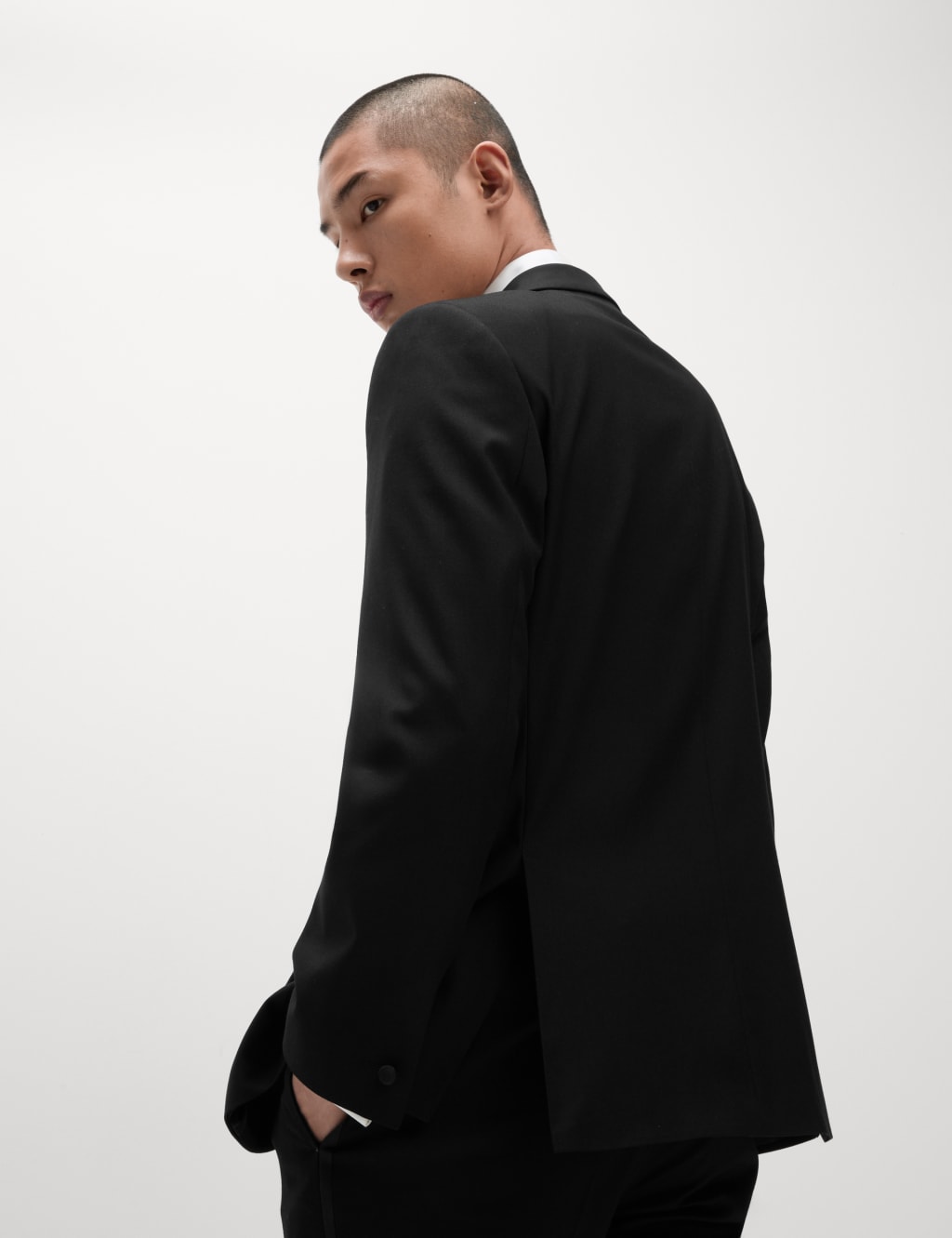 Slim Fit Stretch Tuxedo Jacket M S Collection M S