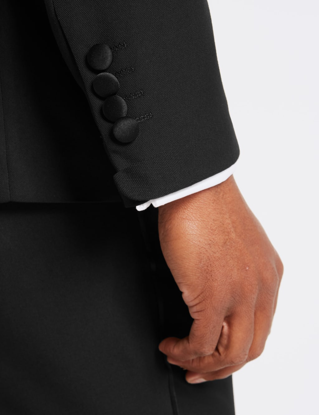 Black Slim Fit Dinner Jacket 6 of 9