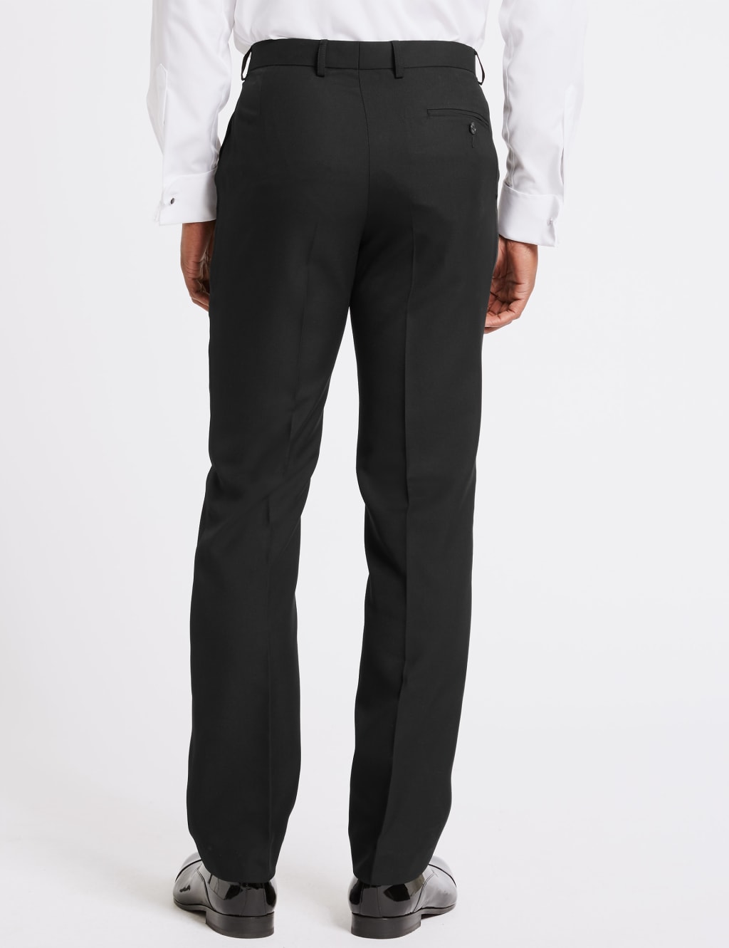 Black Slim Fit Dinner Trousers 4 of 4