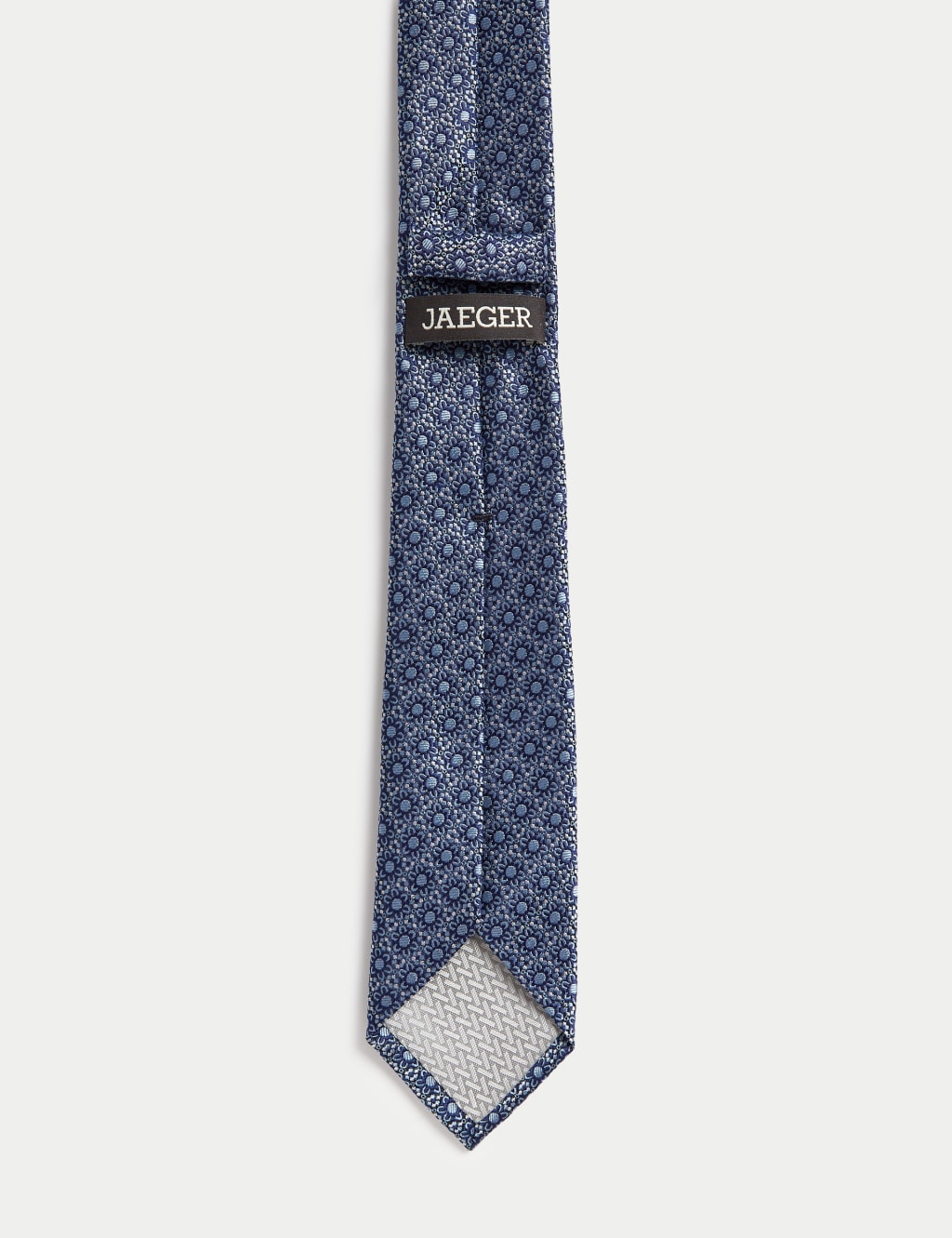 Slim Floral Italian Pure Silk Tie 2 of 3