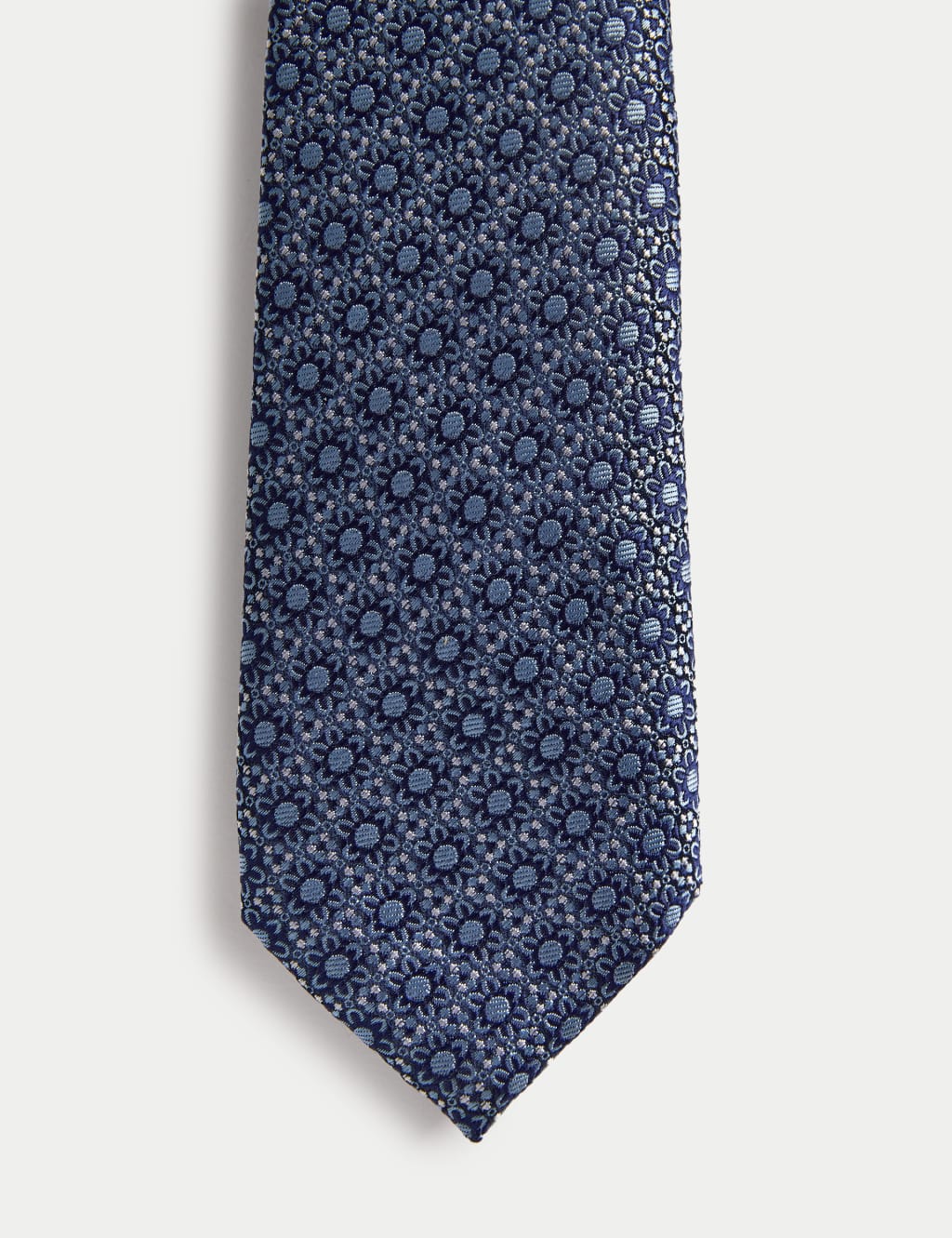 Slim Floral Italian Pure Silk Tie 3 of 3