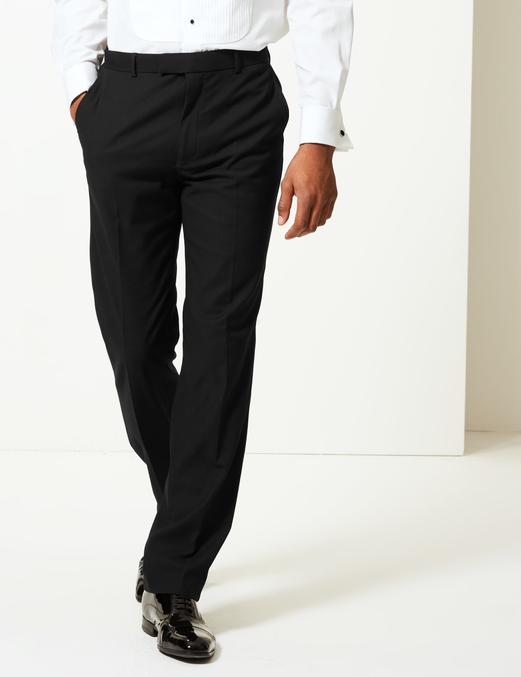 Black Tailored Fit Trousers 3 of 6