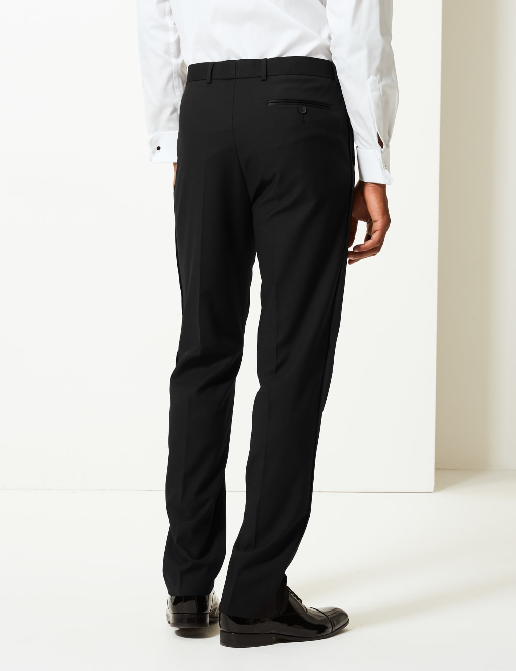Black Tailored Fit Trousers 4 of 6