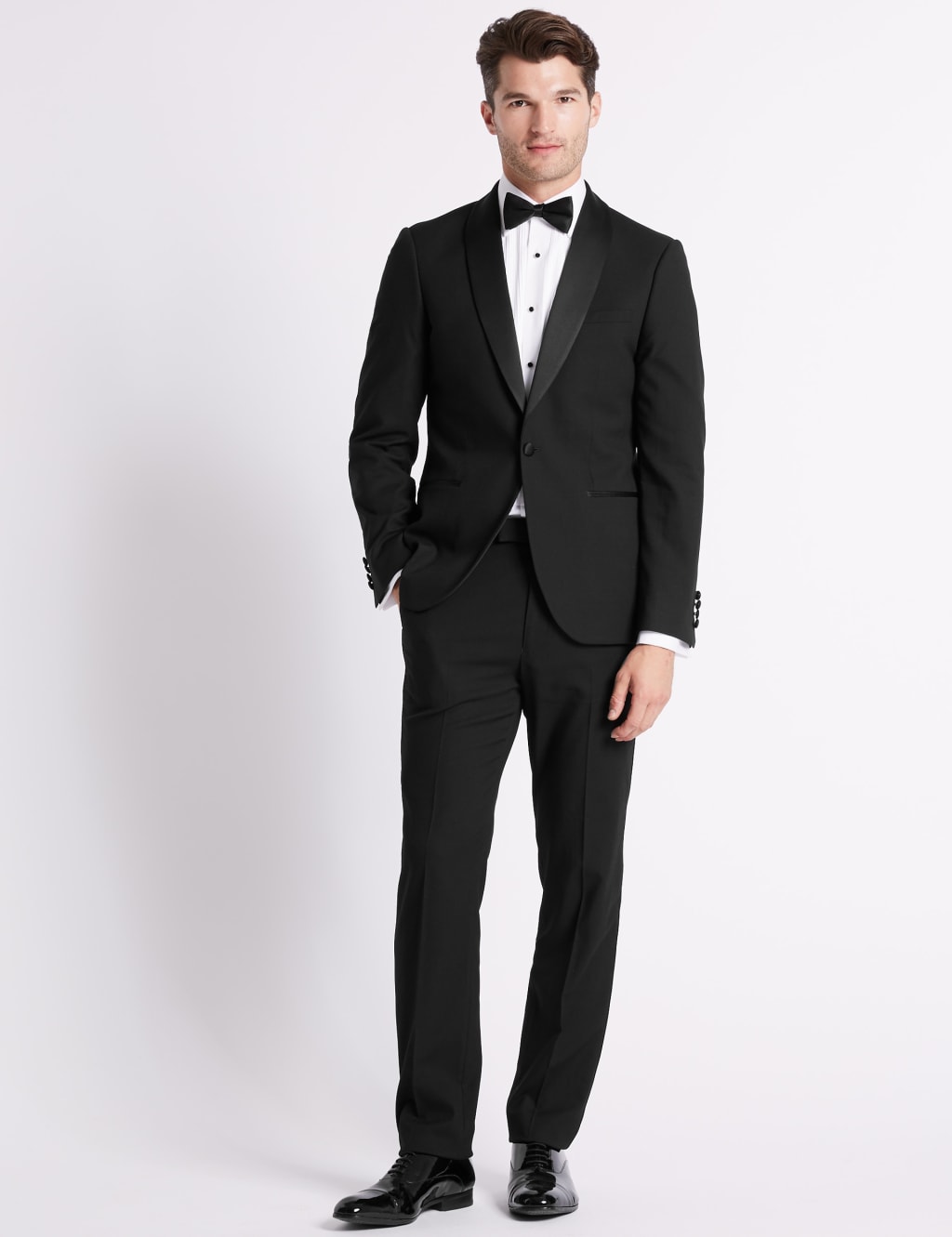 Black Tailored Fit Trousers 6 of 6
