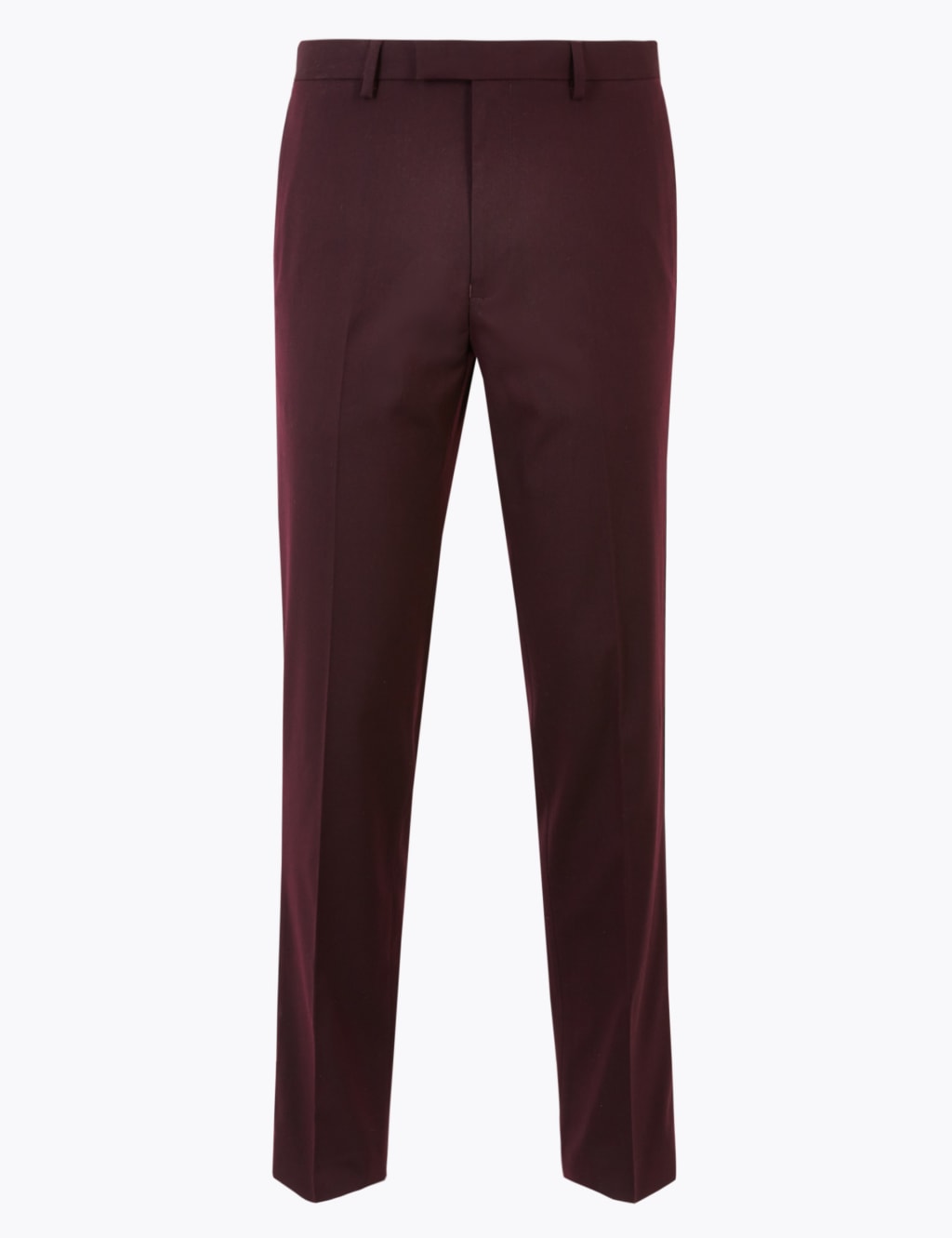 Burgundy Slim Fit Trousers 2 of 7