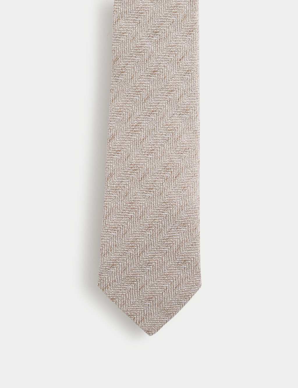 Herringbone Silk Blend Tie 3 of 3