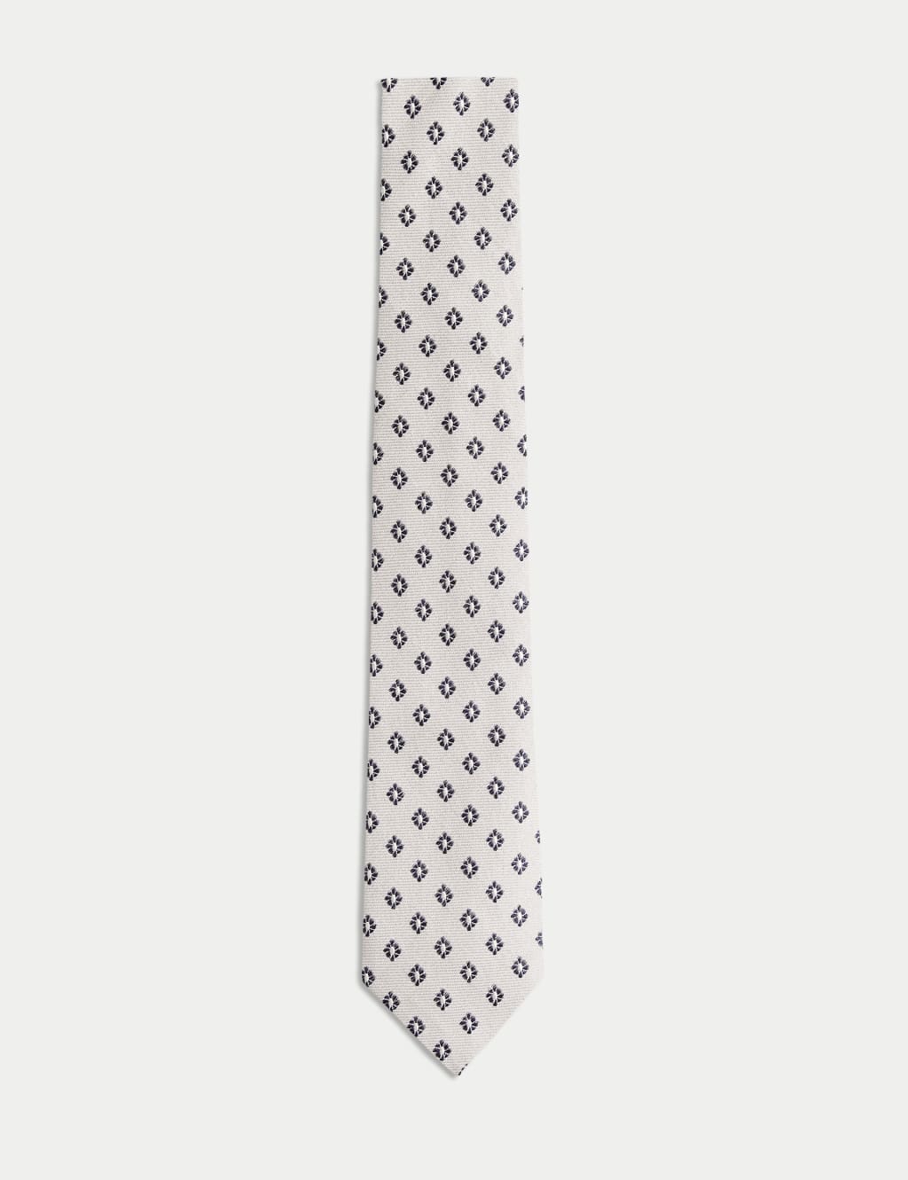 Slim Foulard Silk Rich Tie 1 of 3