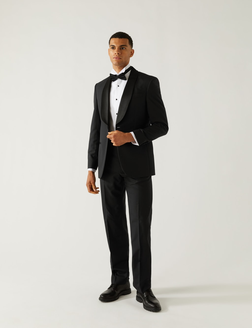 Regular Fit Pure Wool Tuxedo Jacket 3 of 8