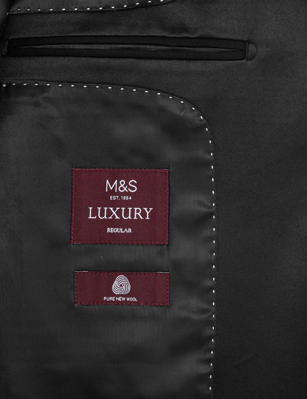 Regular Fit Pure Wool Dinner Jacket 8 of 8