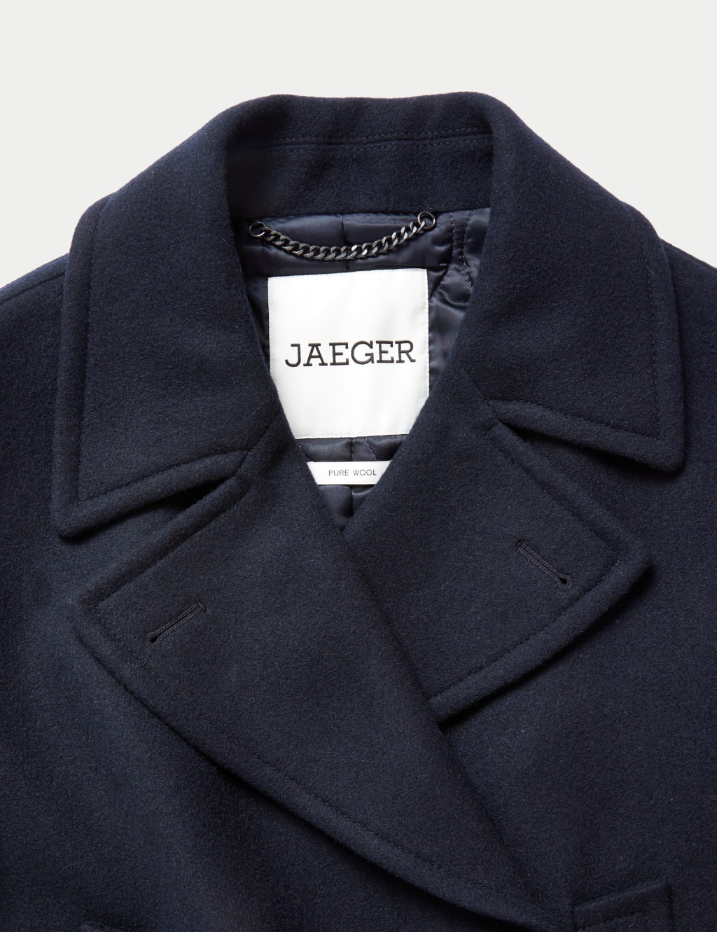 Pure Wool Peacoat
