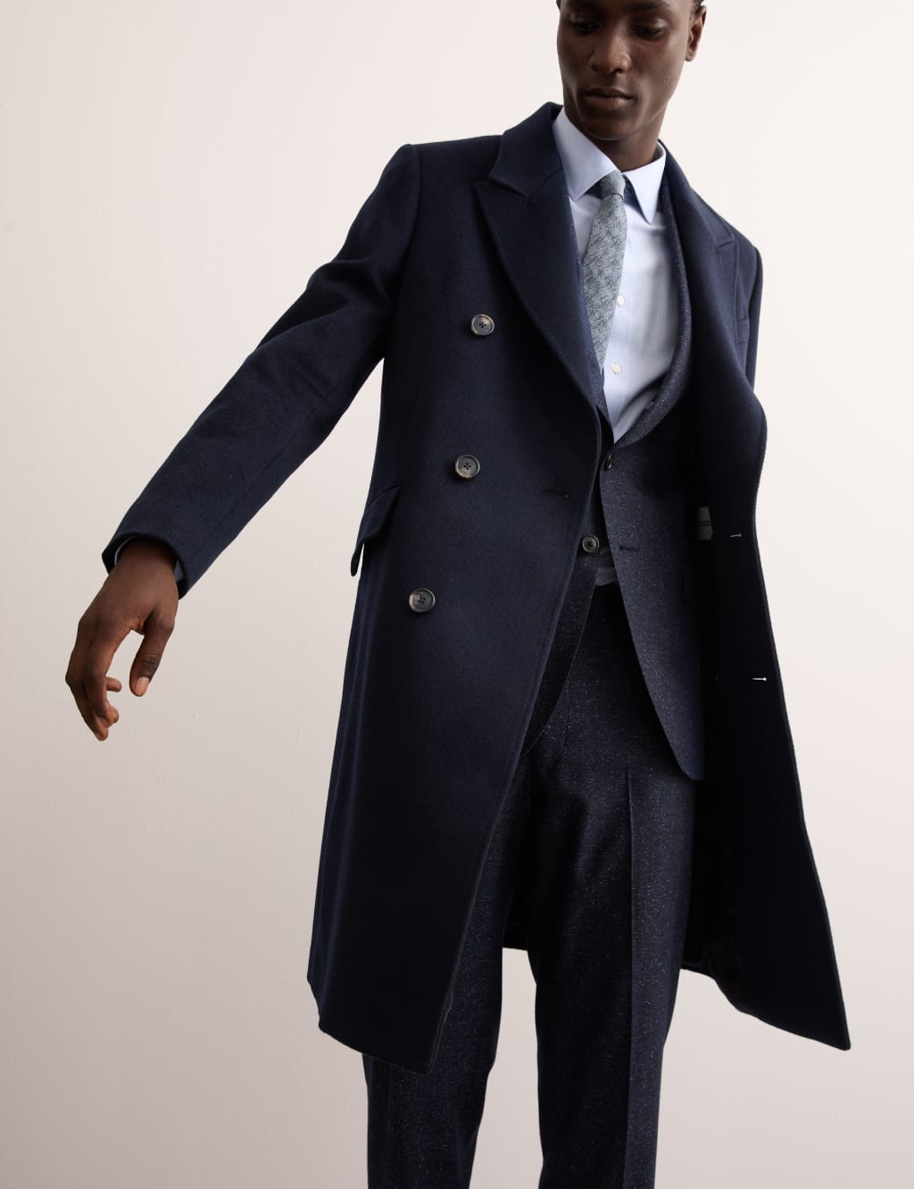 Cashmere Blend Coat JAEGER M S