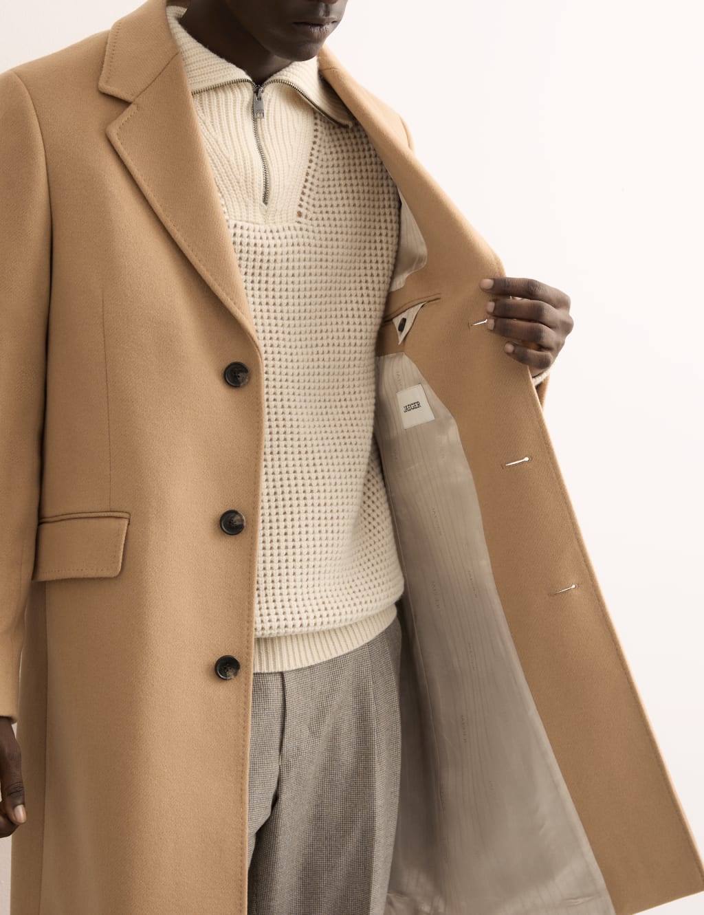 Mens revere coat store