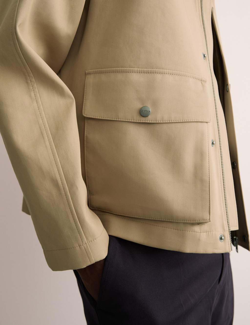 Pure Cotton Short Trench Coat 6 of 8