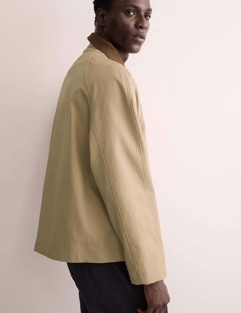 Pure Cotton Short Trench Coat 7 of 8