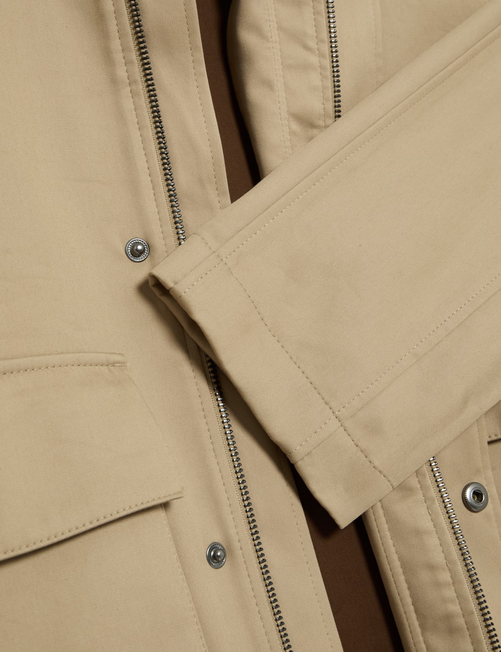 Pure Cotton Short Trench Coat 8 of 8