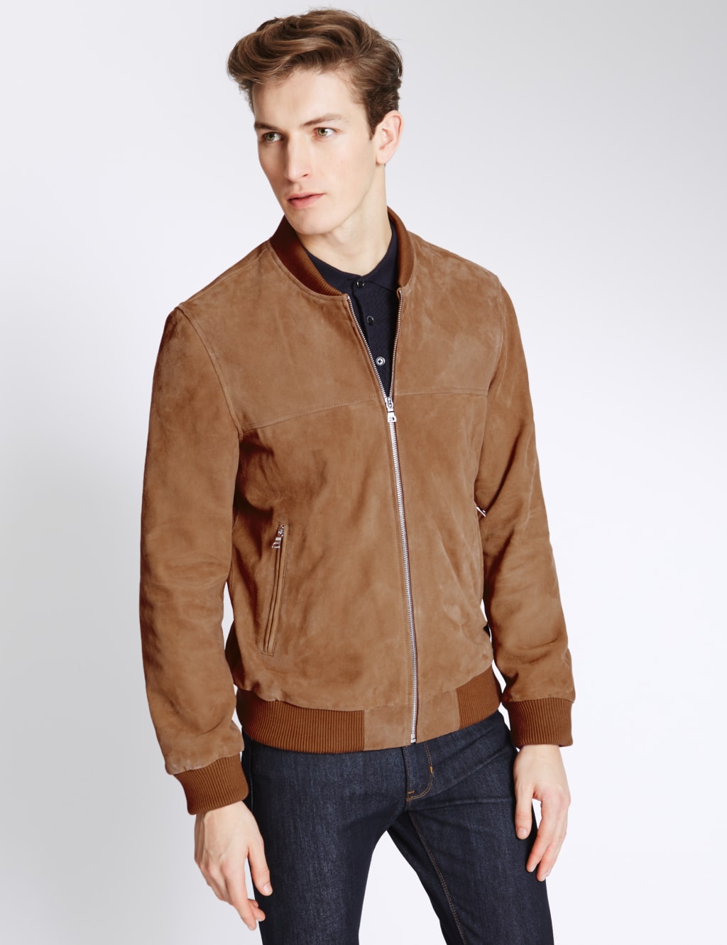 Suede Bomber Jacket Limited Edition M S