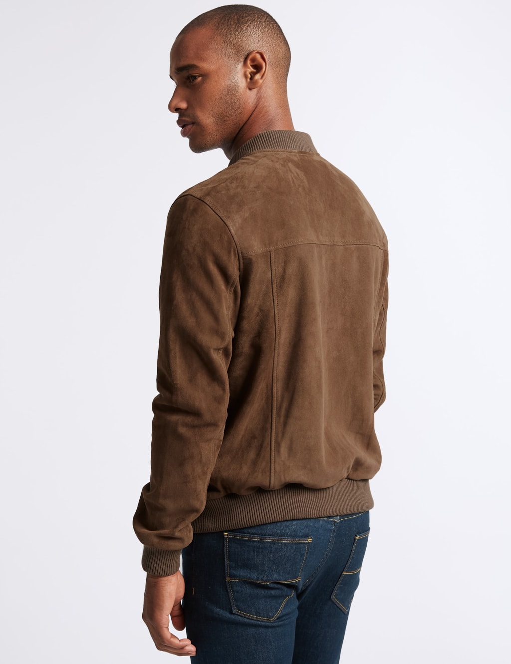 Suede Baseball Jacket Limited Edition M S