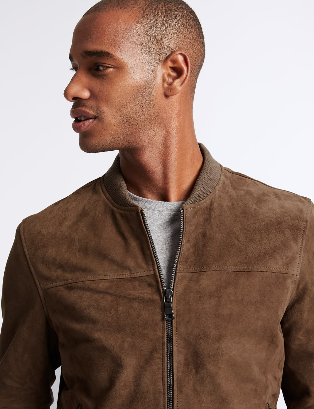 Suede Baseball Jacket Limited Edition M S