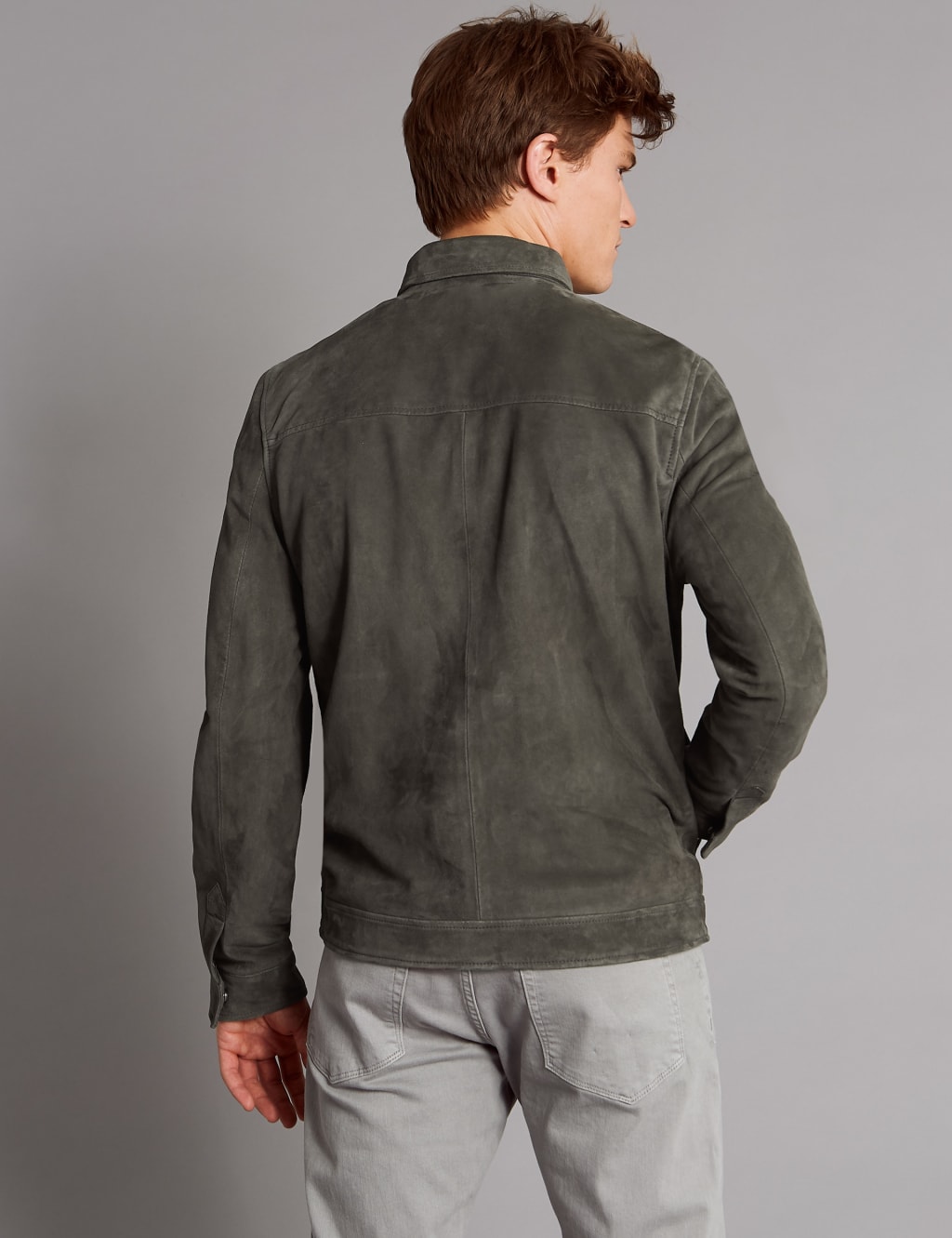 Suede Harrington Jacket 4 of 8