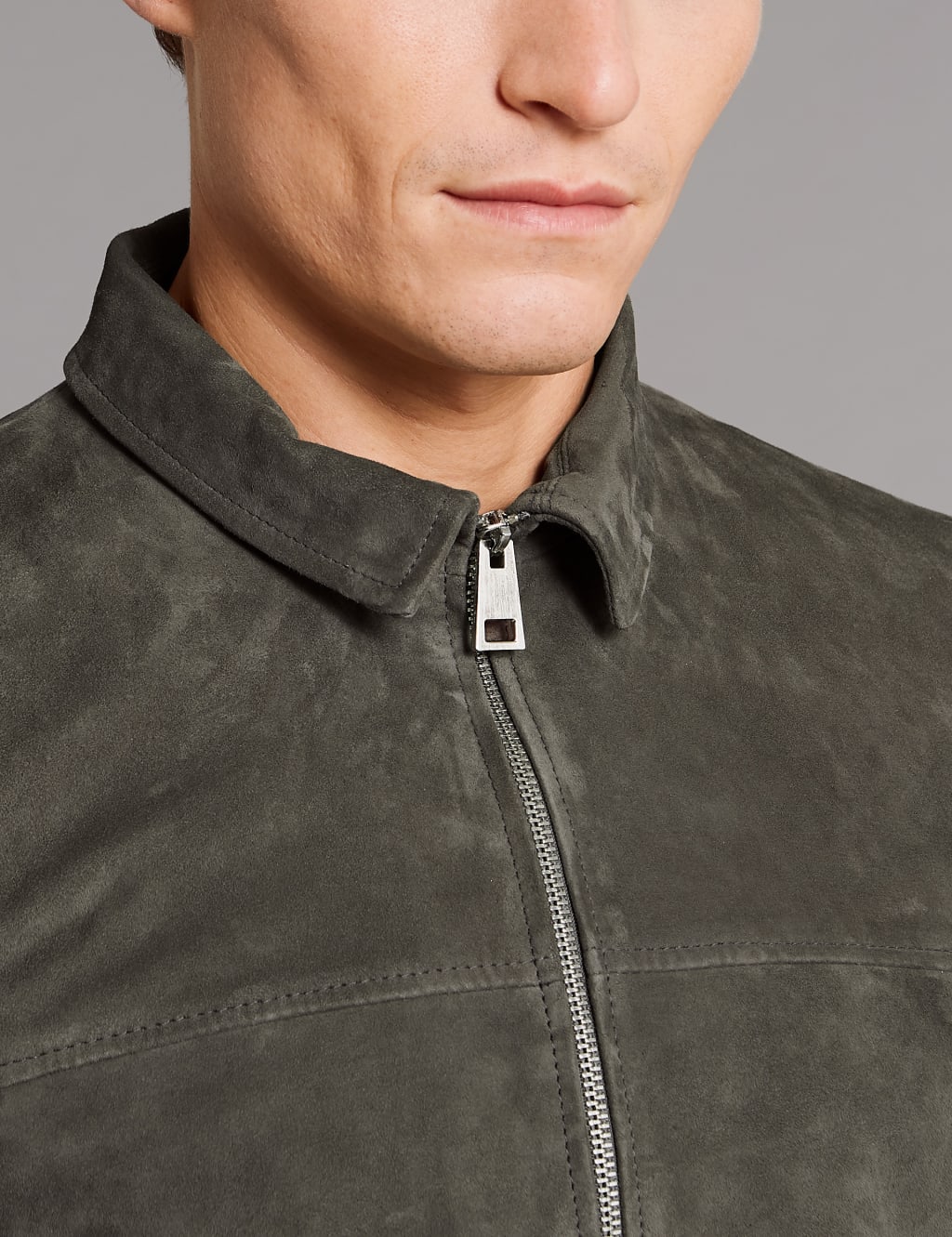 Suede Harrington Jacket 5 of 8