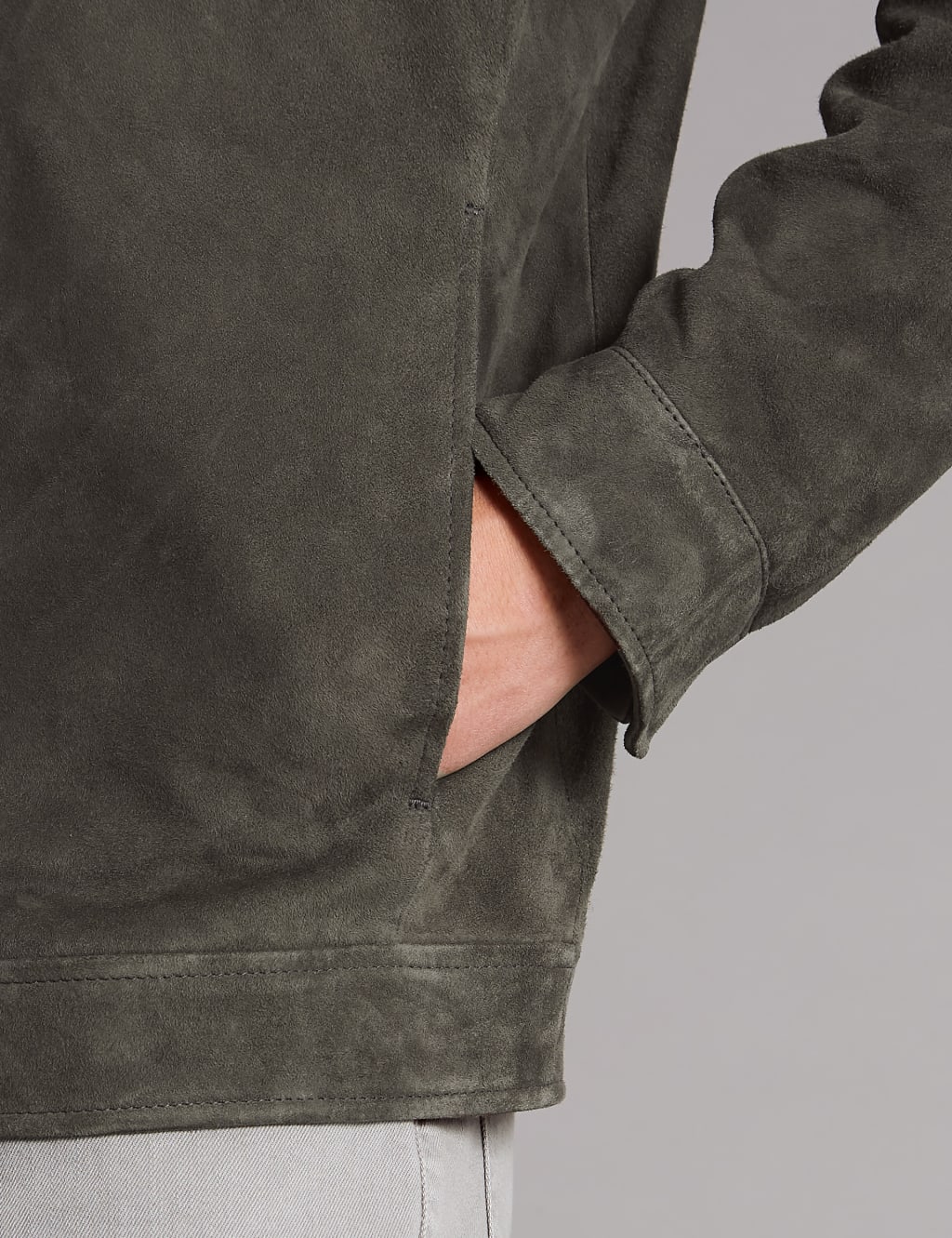 Suede Harrington Jacket 6 of 8