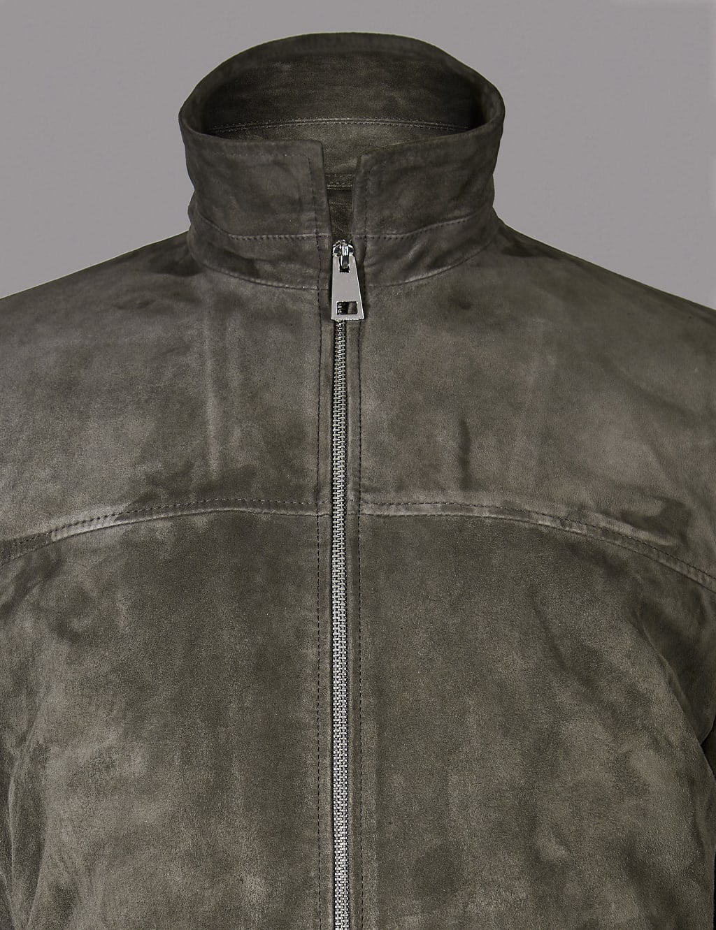 Suede Harrington Jacket 8 of 8