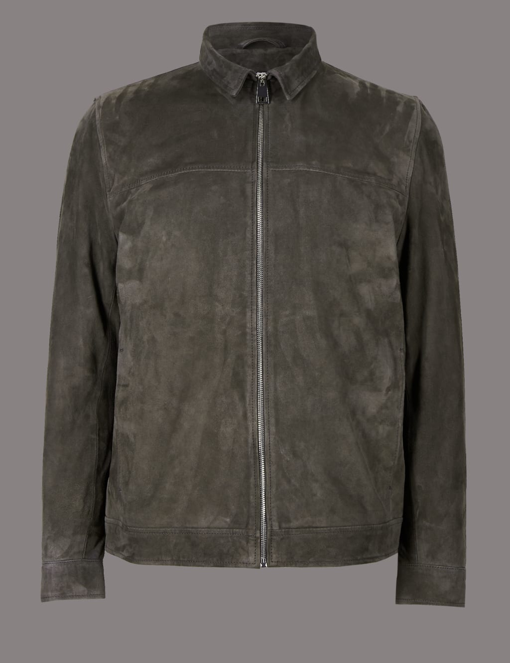 Suede Harrington Jacket 2 of 8
