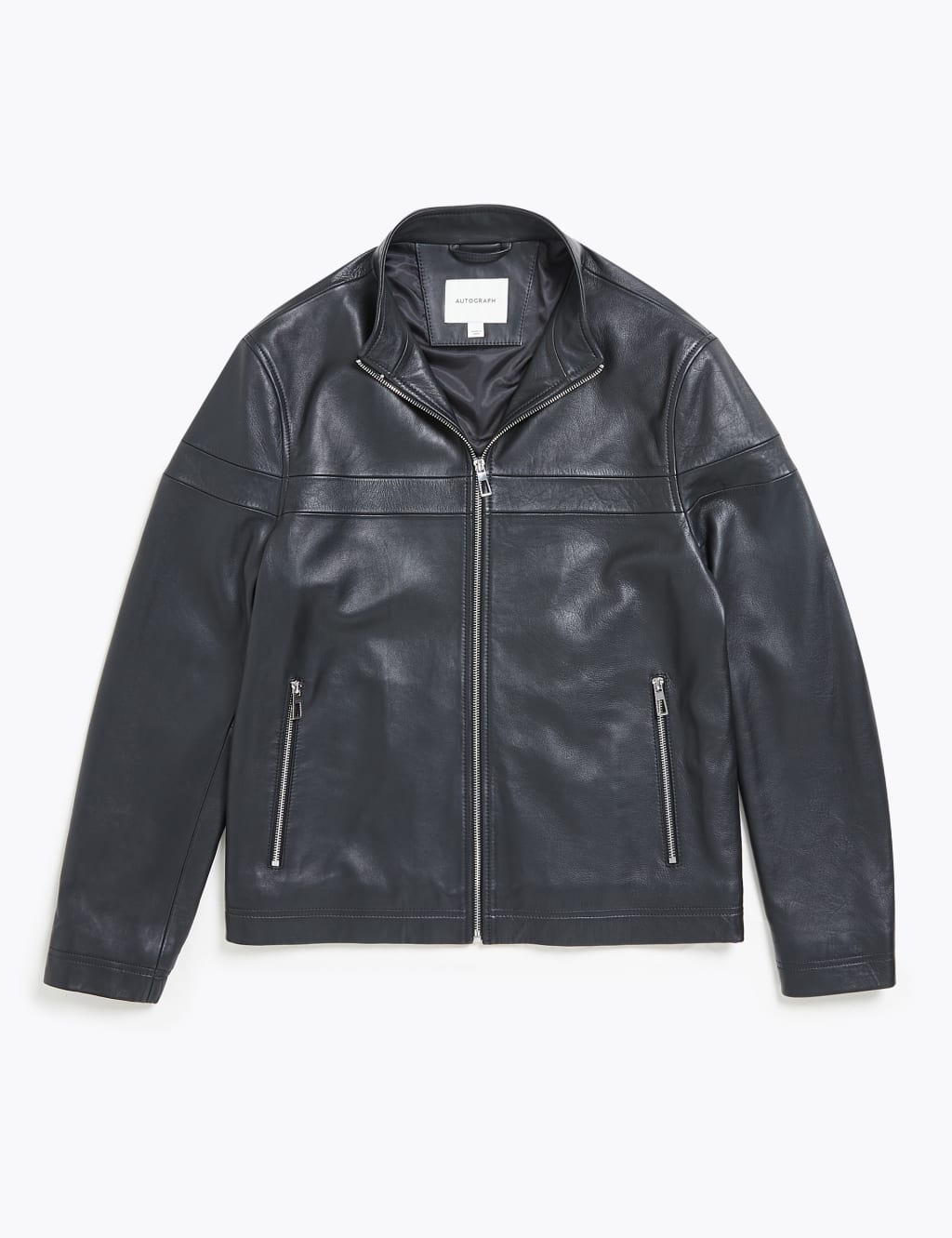 Marks and spencer autograph leather jacket sale