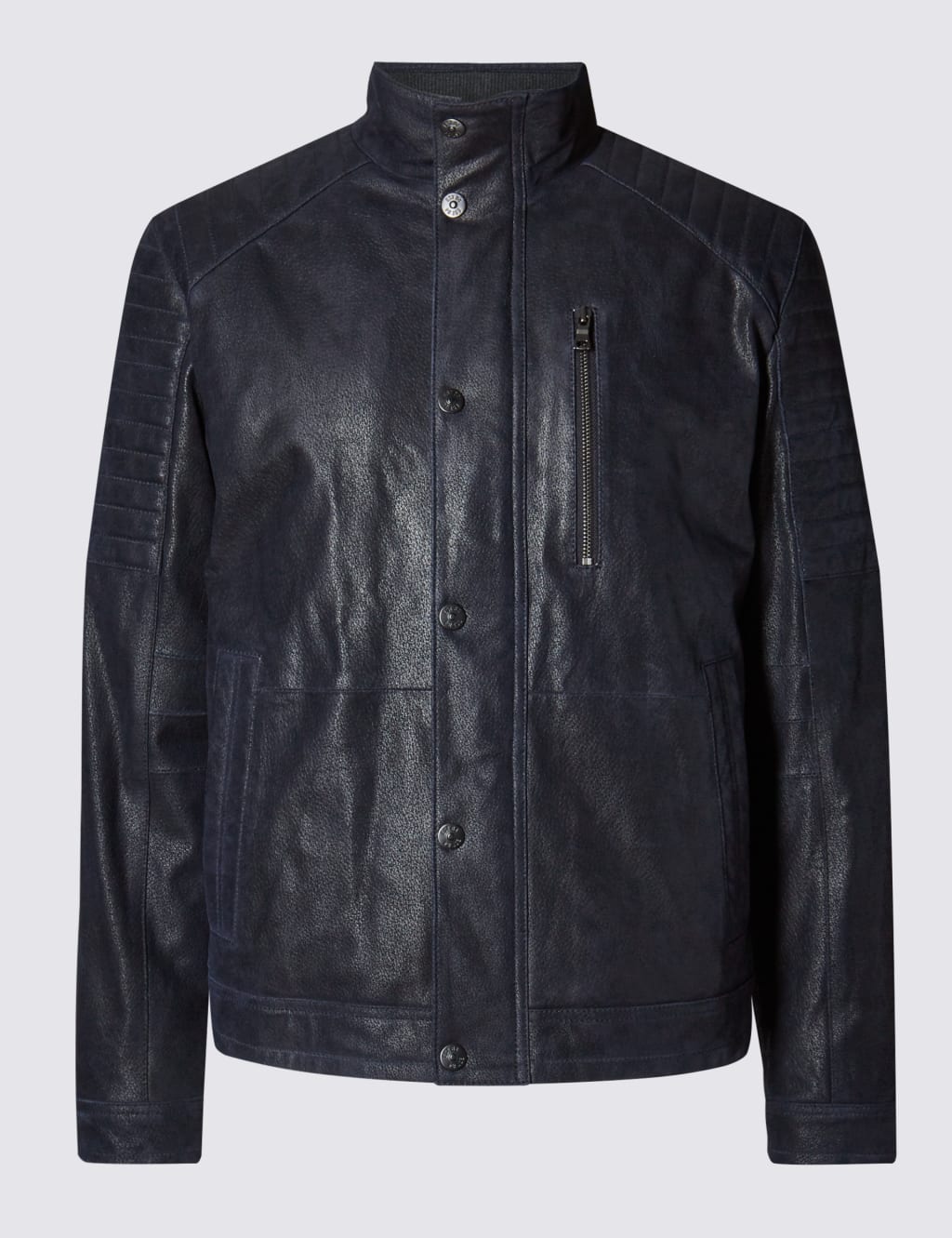 Leather Biker Jacket 2 of 6