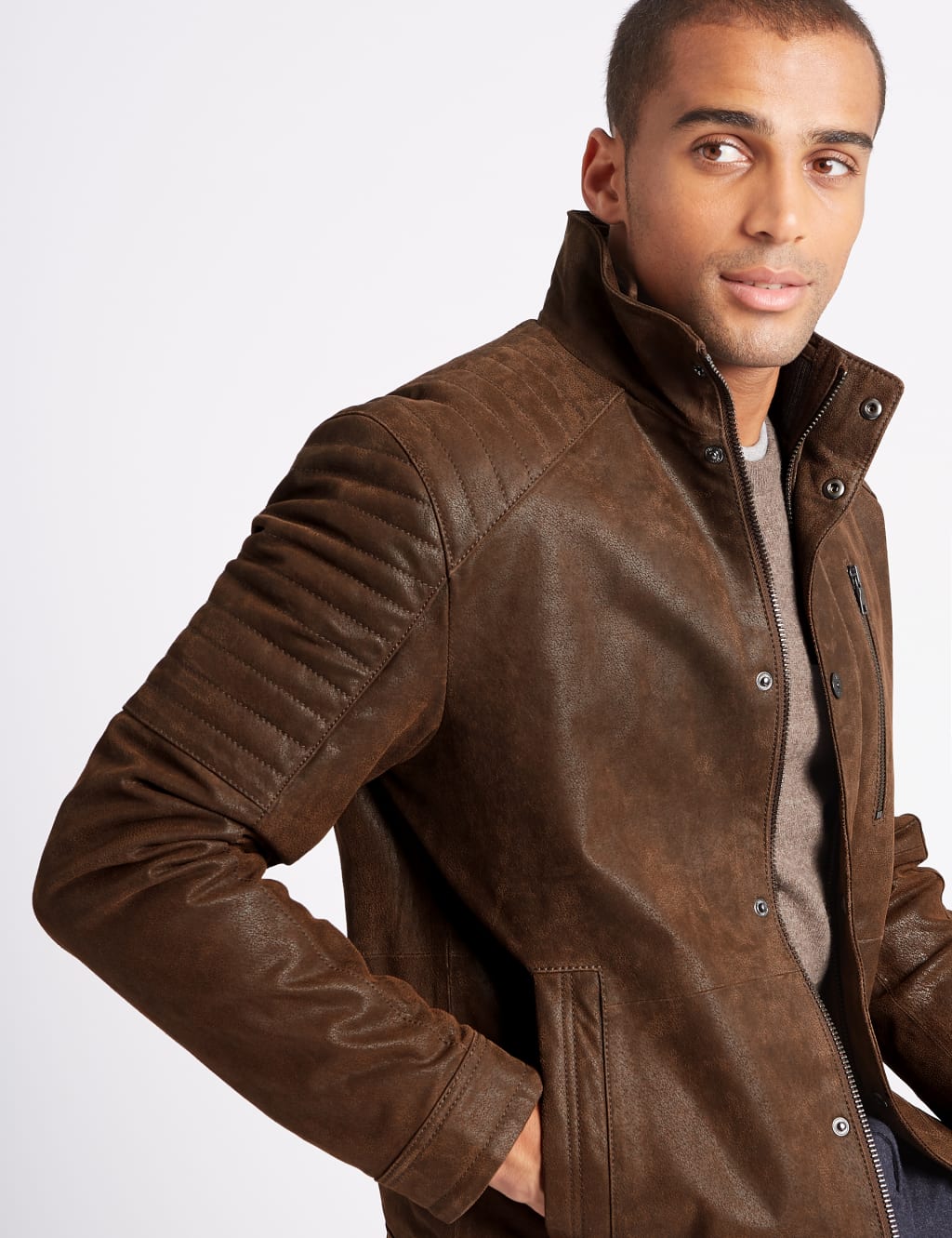 M&s leather jackets sale