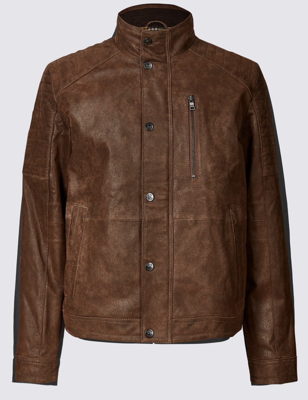 Leather Biker Jacket 2 of 8