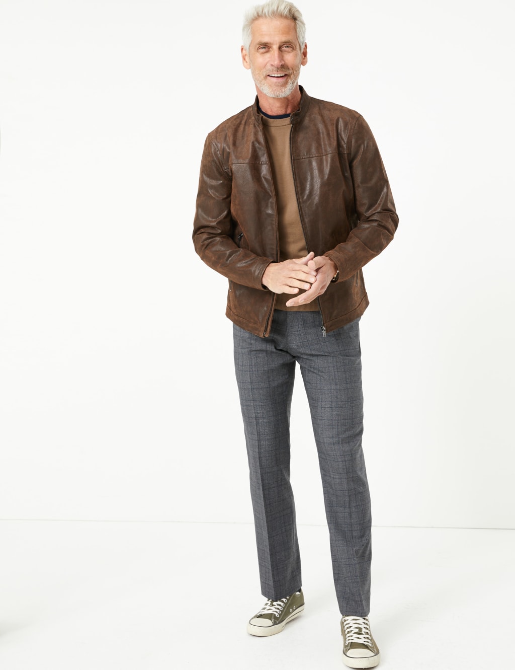 Leather Biker Jacket 3 of 6