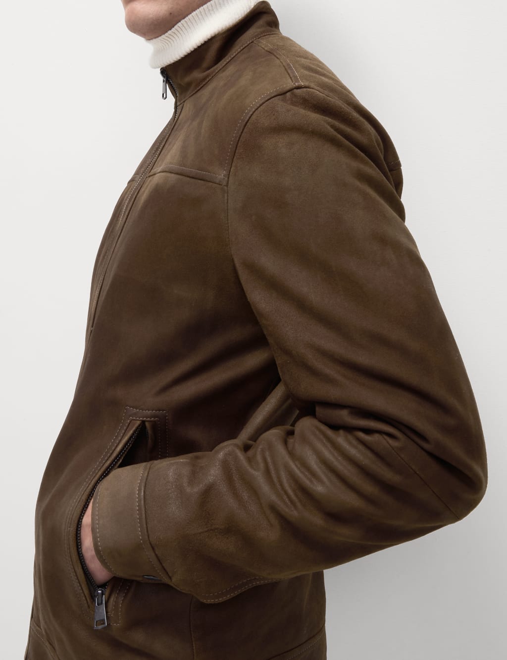 Marks & spencer mens leather jackets top