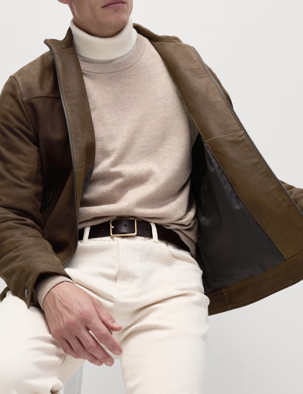 Marks & spencer mens leather jackets on sale