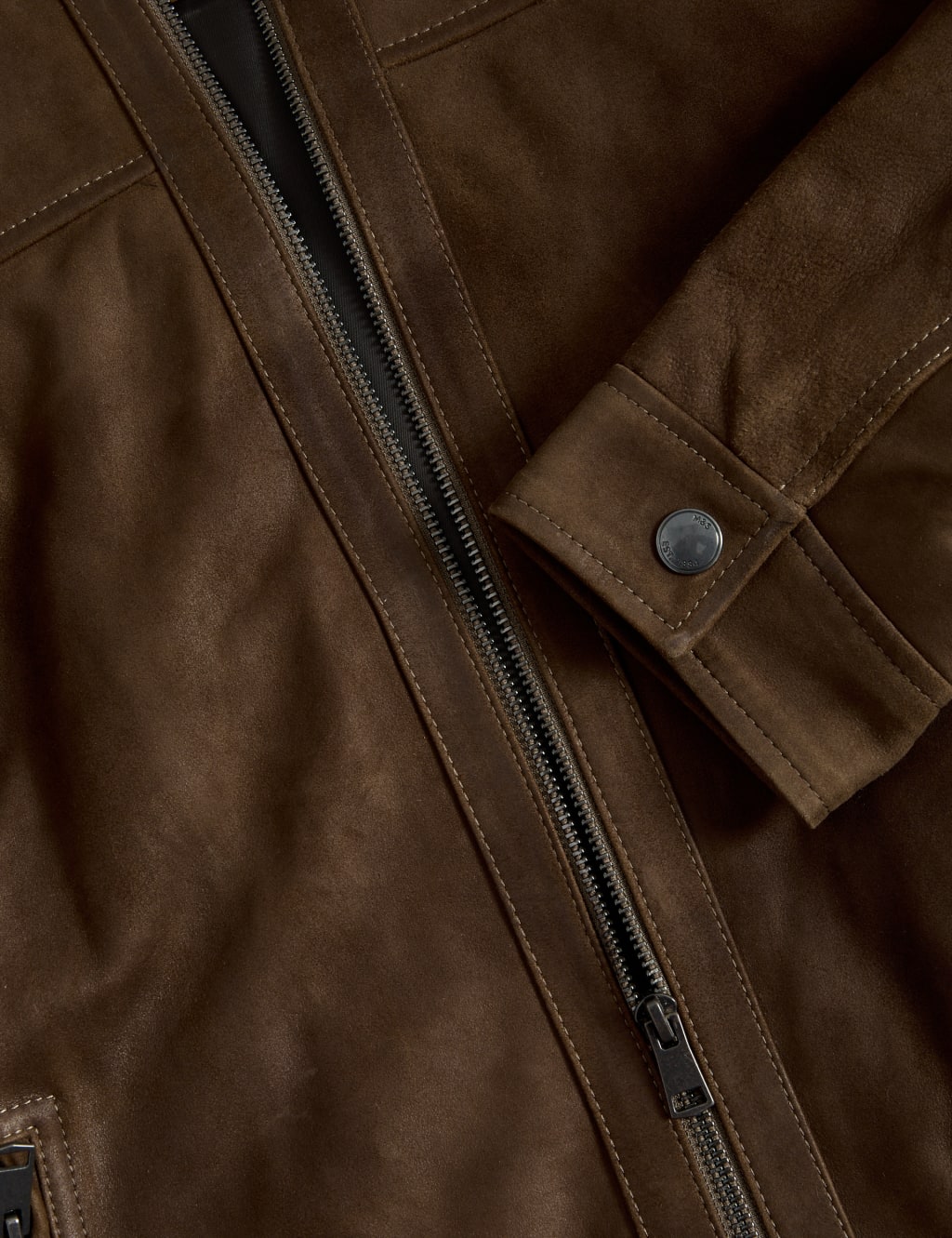 M&s mens leather jacket store