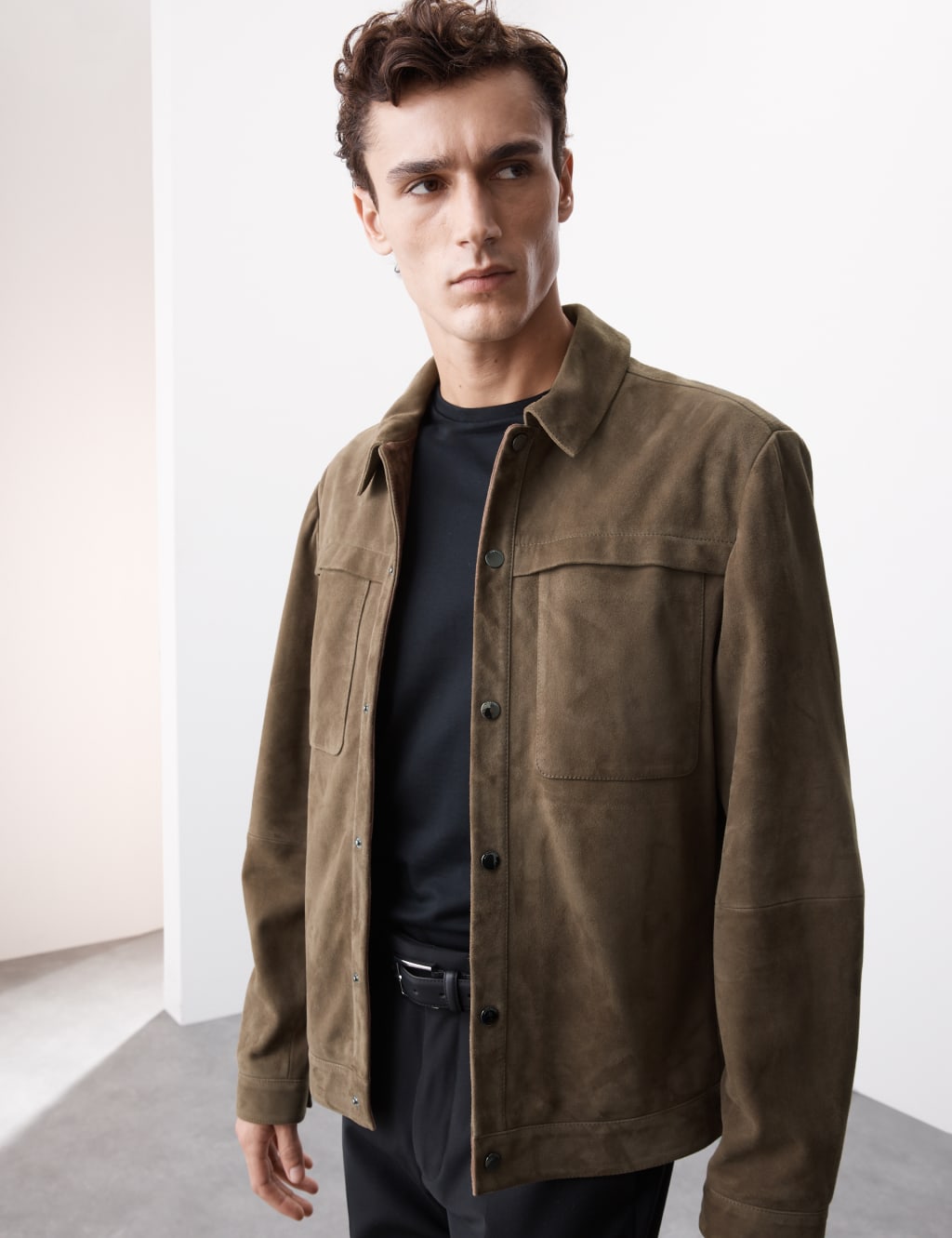 Suede Shacket Autograph M S