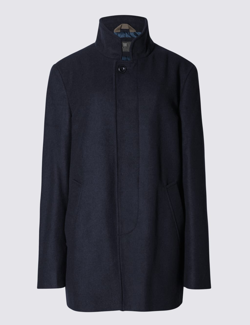 Funnel Neck Coat M S Collection M S
