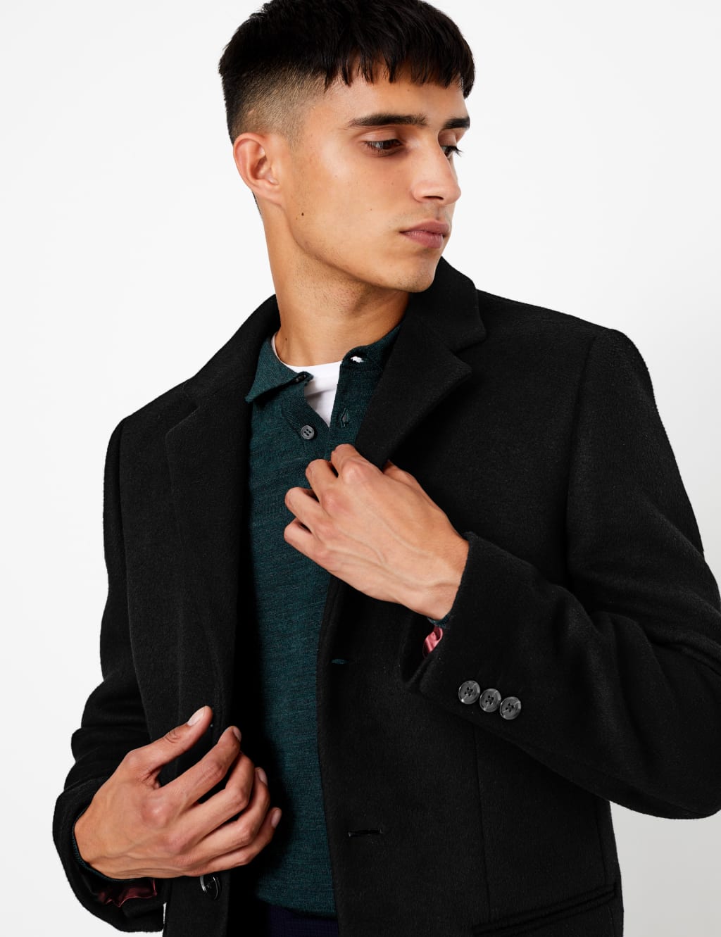 Single Breasted Longline Overcoat 3 of 6