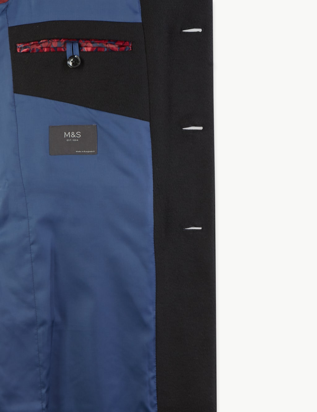 Single Breasted Longline Overcoat 5 of 6