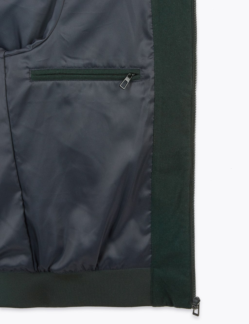 Wool Blend Bomber Jacket 6 of 7