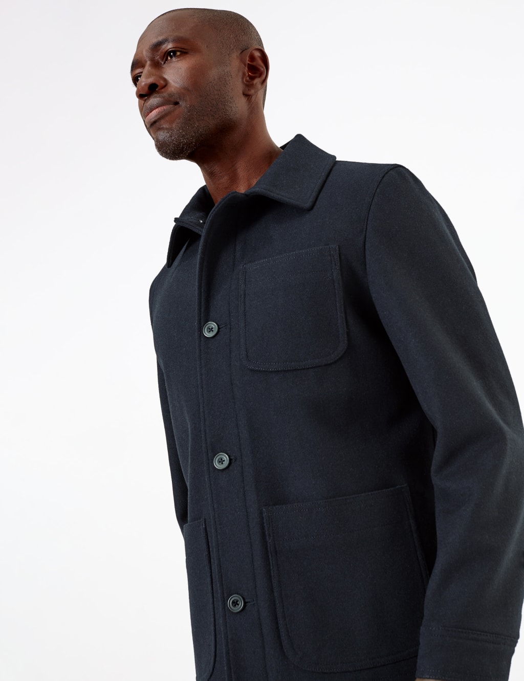 Wool Utility Jacket M S Collection M S