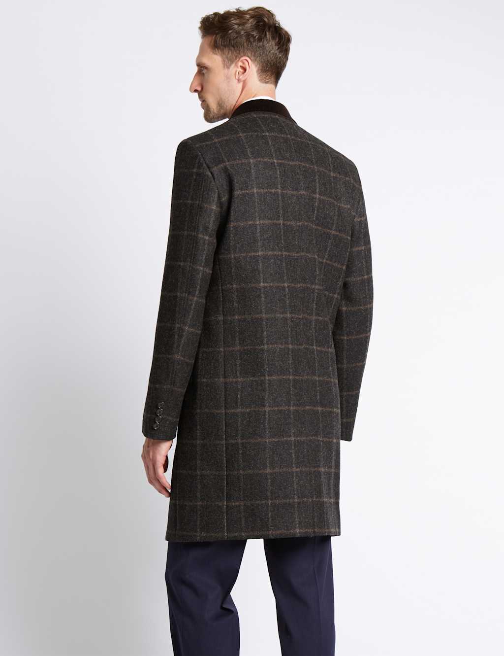 Pure Wool Single Breasted Coat 3 of 6