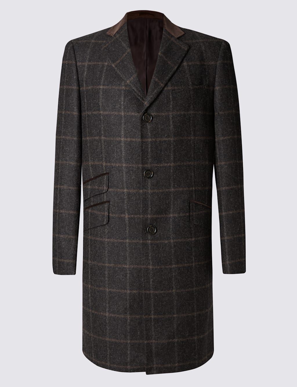 Pure Wool Single Breasted Coat 2 of 6